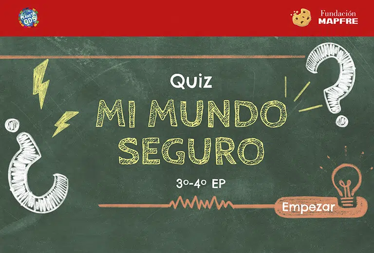 Minijuego de Mi mundo seguro (3º y 4º EP)